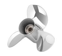 HLTesy Boat Propeller 11 1/8x13 For 40HP-55HP 3 Blades Stainless Steel Propeller 13 Tooth RH 69W-45945-00-EL 11.125x13