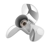 HLTesy Boat Propeller 11 1/8x13 For 40HP-55HP 3 Blades Stainless Steel Propeller 13 Tooth RH 69W-45945-00-EL 11.125x13