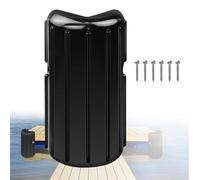 HLTIT Corner Dock Bumper Fender, Inflatable Protection,Marine Corner Dock Fender Bumper, Protect Docks & Ships from Damage Caused collisions 1 Pcs (Black)