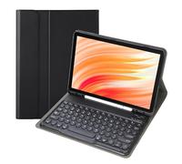 HLTOOP Keyboard Case for Amazon Fire HD 10 and 10 Plus Tablet (13th/11th Generation, 2023/2021 Release) - Magnetic Detachable Keyboard with Pen Holder,Black