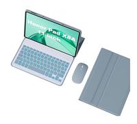 HLTOOP Keyboard Case for Honor Pad X8A 11 Inch 2024, Detachable Backlit Wireless Keyboard with Protective Cover, Tablet Mouse,Blue