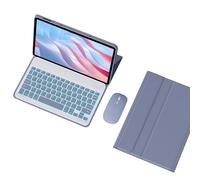 HLTOOP Keyboard Case for Honor Pad X9 11.5 Inch 2023, Detachable Backlit Wireless Keyboard with Protective Cover,Purple with Mouse