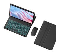 HLTOOP Keyboard Case for Honor Pad X9 11.5 Inch 2023, Detachable Backlit Wireless Keyboard with Protective Cover,Black with Mouse