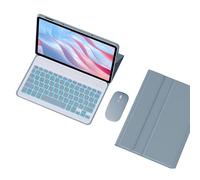 HLTOOP Keyboard Case for Honor Pad X9 11.5 Inch 2023, Detachable Backlit Wireless Keyboard with Protective Cover,Blue with Mouse