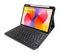 HLTOOP Keyboard Case for Huawei Matepad SE 11 2024 - Wireless Detachable Folio Keyboard Cover with Pencil Holder,English keyboard