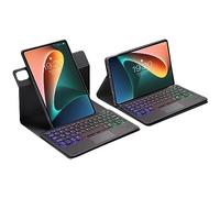 HLTOOP Keyboard Case for Lenovo Tab M11 2024 11 Inch TB-330FU, 360° Rotatable Case,Backlit Keyboard with Touchpad,Black