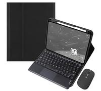 HLTOOP Keyboard Case for Redmi Pad Pro 12.1 2024 with Pencil Holder, Detachable Wireless Keyboard with Touchpad,Tablet Mouse,Black1