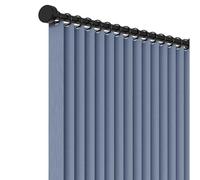 HLTQL Folding door curtain,With telescopic rod,Home Room Darkening Door Curtains,Privacy Pleated Folding Curtain With Magnetic Closure Closet Door Curtains(05,W240*H200cm)