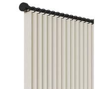 HLTQL Folding door curtain,With telescopic rod,Home Room Darkening Door Curtains,Privacy Pleated Folding Curtain With Magnetic Closure Closet Door Curtains(02,W200*H200cm)