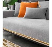 HLTQL funny fuzzy corner non slip sofa cover，sofa covers corner sofa L shape 3 seater/2 seater/4 seater/1 seater suitable for all seasons sofa slipcovers sofa cushion covers,8-90x160cm
