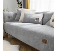 HLTQL Non Slip Sofa Cover Corner Sofa L Shape Sofa Cushion，sofa Slipcovers I/l Shape Waterproof，sofa Covers 2/3/4/1 Seater Recliner Sofa，couch Cover for Dogs,#5Grey-70x150cm