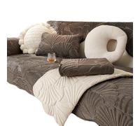 HLTQL Sofa Slipcovers Corner Sofa Cover Velvet Sofa Covers Waterproof Sofa Slipcovers Couch Covers Apply To L Shape 1 Seater 2 Seater 3 Seater 4 Seater Sofa,22-70x120cm