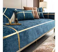 HLTQL Soft Velvet Sofa Cushion Cover Sofa Cover for Pets Anti-slip Sofa Protector for Sectional Sofa L Shape Sofa Slipcovers Furniture Protector,#49-Pillowcase(45x45cm)