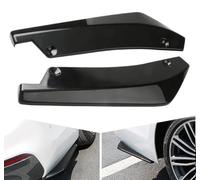 HLTTXS 2Pcs Rear Bumper Diffuser Spoilers for Cars for BMW 1 2 3 4 5 6 7 Series X3 X4 M2 M3 M4 M5 M6 F10 F11 F20 F21 F45 F46, Rear Bumper Lip Side Corner Spoiler Kit, Wrap Angle Spoiler,A/Black