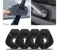 HLTTXS 4Pcs Car Wiper Hole Protector for VW Tiguan/Tiguan Ⅱ, Windshield Wiper Covers, Car Wiper Arm Hole Protection Pad, Car Wiper Protective Cover,A/Black