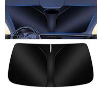 HLTTXS Car Windscreen Sun Shade for OPEL VIVARO Kasten F7, Foldable Car Windshield Sunshades Anti UV, Windshield Dust Sun Shade Visor Shield Cover,A/Black