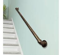 HLTYGWX RustiBronze WallMounted Railing for Indoor/Outdoor UseWrought Iron Banister for Elderly and Children2ft (60cm) Safety