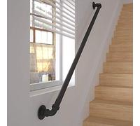 HLTYGWX Stair il Support Kit Indoor Outdoor Banister Rails for Stairs Step Wall Mounted Hand Rail for External Internal 8ft/240cm