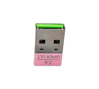 HLUCHY New USB Dongle Signal Mouse Receiver Adapter Compatible with Razer Viper Ultimate (Pink)