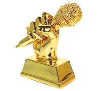 HLUONGTN 3Pcs Trophy Sculpture Musical Trophy Competittrophy Rtrophy Quiz Master Trophy