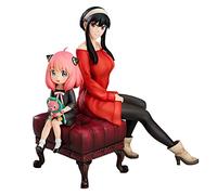 HLUONGTN Anime Anya Forger & Yor Forger Figures Statue Sitting Posit14Cm Anya Forger Actfigure PVC Model/Anya & Yor/14Cm