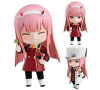 HLUONGTN Anime Figureling in The Fran10Cm Figures Zero Two 02 Q Verschanface Figure Model Desktop Collectible