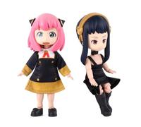 HLUONGTN Anime Figures Anya Forger Figure Model Statue PVC Anya Forger Actfigure Collectible Desktop Decoration/Anya Forr+Yor Forr/13Cm