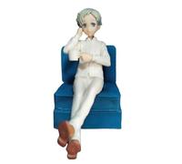 HLUONGTN Anime Figures The Promised Neverland Figures Emma/Norman/Ray Sitting Sofa Model/Norman