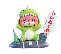 HLUONGTN Bocchi The Rock Cute Anime Mini Figure Goto Hitori Anime Actfigures Cake Toppers Mini Statue for Desk Model Ornaments/Green/10 cm