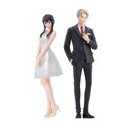 HLUONGTN Loid Forger and Yor Forger Figure Model, Anime Spy Figure Statue Wversstanding Posture Sculpture/2 Pieces.