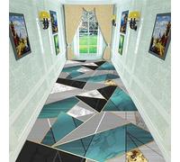 HLUONGTN Runner Rug for Hallway,Runner Rug for Entryway,Runner Rug Crapet Mat,Low Pile Kitchen Runner Area Rug/E/50X250 cm