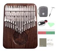 Hluru Kalimba Thumb Piano 34 Keys For Adults & Kids,Performing-grade tone with kalimba sheet music