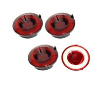 HLWXMDZ Car Rear Light Assemblies For C&hevrolet For Corvette C6 2005-2013 Rear Running Driving Parking Lamp Taillight Brake Lamp Rear Fog Lamps 4pcs Car Taillights(Red Lens)