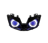 HLWXMDZ Dirt Bike Headlight For For NINJA250 For NINJA300 ZX-6R For V&ersys 650 2013-2016 Motorcycle Headlight Headlamp LED Head Lamp Light Motorcycle Headlamp(Bule)