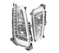 HLWXMDZ Fog Lamp DRL LED Daytime Running Light Waterproof Car Headlight Assembly For Hyundai For Santa Fe IX45 2013-2015