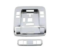 HLWXMDZ For Chevrolet For Silverado For GMC For Sierra 2014 2015 2016 2017 2018 Car Interior Reading Light Lamp Panel Cover Car Dome Reading Light(Chrome)