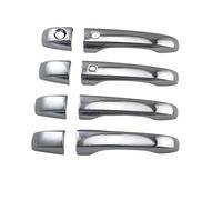 HLWXMDZ for Chrysler 300 300C 2011 2013 2015 2017 Car ABS Chrome Piano Black Carbon Trim Paste Style Door Handle Cover Car Exterior Door Handles(3)