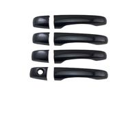 HLWXMDZ for Chrysler 300 300C 2011 2013 2015 2017 Car ABS Chrome Piano Black Carbon Trim Paste Style Door Handle Cover Car Exterior Door Handles(1)