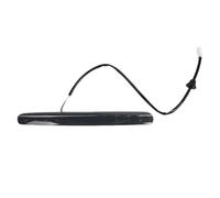 HLWXMDZ For F&iat 500 Convertible 2009-2019 High Level Brake Light Rear Stop Lamp Rear Tail Additional Light 77365246 68140780AA Car Third Brake Lights(Black)