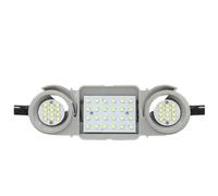 HLWXMDZ For Skoda For Yeti For Octavia 5E3 5E5 For Superb 3T4 3T5 LED Interior Vanity Ceiling Light Car Dome Reading Light(Rear)
