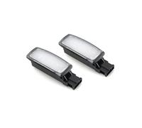 HLWXMDZ For VW For Golf 6 MK6 7 MK7 For PASSAT B6 B7 For CC For Jetta For Tiguan For Polo 51G947109 Car Interior Led Reading Makeup Lights Car Dome Reading Light(2PCS Black)
