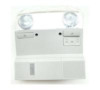 HLWXMDZ For VW For Golf MK6 For Jetta MK5 For Passat B6 1KD947105B Red LED Dome Front Ceiling Lamps Interior Reading Light Car Dome Reading Light(Grey)