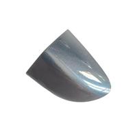 HLWXMDZ for VW for Passat B6 B7 R36 2006-2011 CC 2009-2017 LHD 3C0837879 3C0837880 Left Right Front Door Lock Cylinder Handle Cover Car Parts(LK7X Basalt Grey,Left)