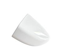 HLWXMDZ for VW for Passat B6 B7 R36 2006-2011 CC 2009-2017 LHD 3C0837879 3C0837880 Left Right Front Door Lock Cylinder Handle Cover Car Parts(LB9A Candy White,Right)