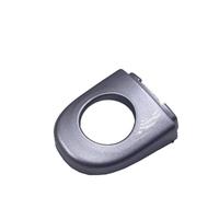 HLWXMDZ Front Exterior Left Door Handle Lock Key Hole Cap for VW for Polo 5 Mk5 6R Sedan GTI 6R4837879GRU Car Parts(Silver)