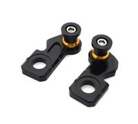 HLWXMDZ Stand Swingarm Bobbins For CBR650R Motorcycle Accessories Chain Adjustment Block Frame Swingarm Spools Sliders(Gold)