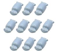HLXDECO 10 PCS Colorful Candy-Shaped Ceramic Drawer Knobs, Decorative Kids Room Cabinet Pulls, Cupboard Handles for Nursery, Dresser, Kitchen, Wardrobe, Cute Furniture Knob