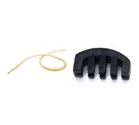 Hlxnyami 1 Pcs Rubber 4/4 Violin Practice Mute Black & 1 Pcs 32 Inch 80Cm Violin Bow Violin Natural Hair Horsehair