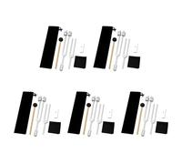 Hlxnyami 10x 528 HZ Tuning Forks for Healing Chakra Set OM136.1 Hz for Repair Sound Healing Instruments with Tuning Fork Holder A