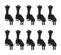 Hlxnyami 10X 90 Degree Direction Adapter Elbow Mount with Thumb Screw for Hero 4/3+/3/2/1 and SJ4000 5000 Black